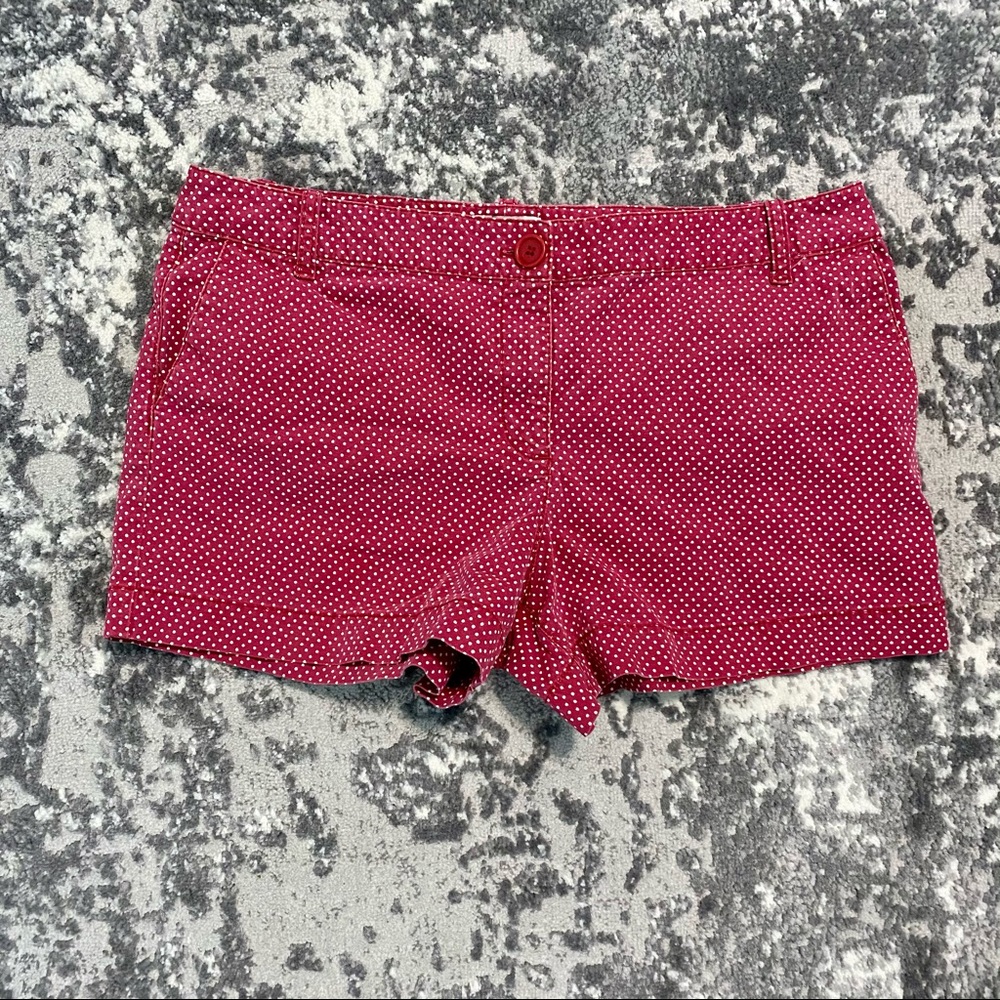 Anna Taylor LOFT Red Polka Dot Shorts